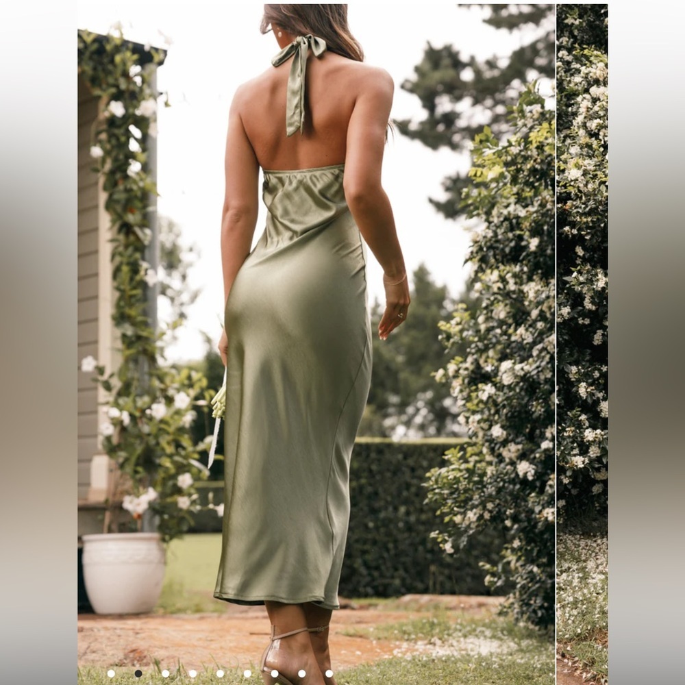 NWOT Grasie Midi Dress green size 0, 2, 4 - Picture 5 of 10